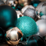 Weihnachtskugeln Türkis